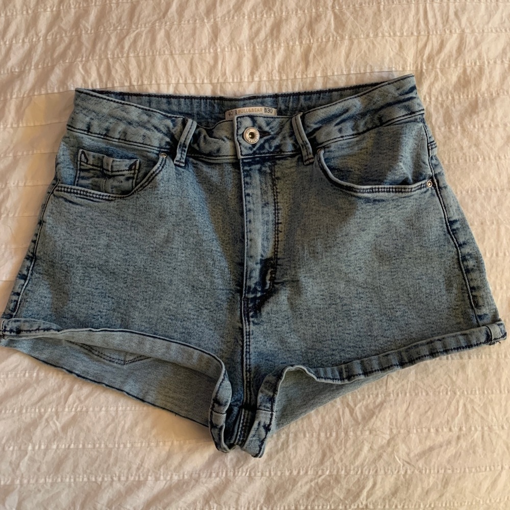 Pull & Bear acid wash shorts